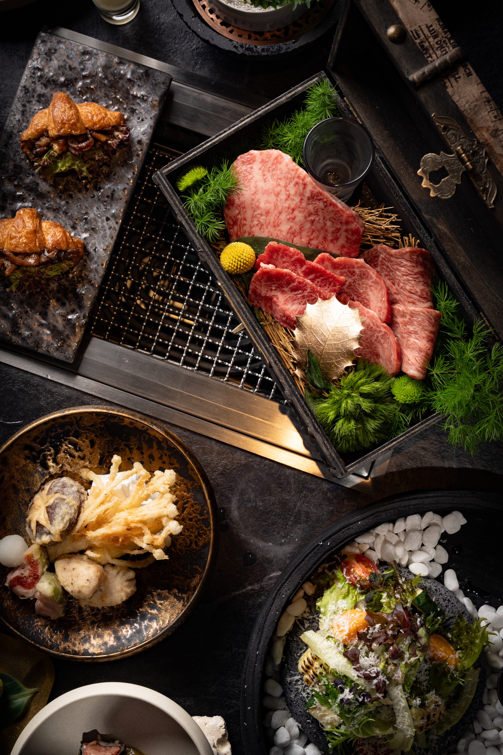 双円板前燒肉日本 A5 和牛與季節料理全席